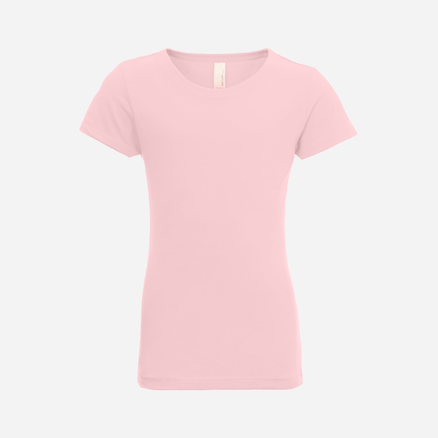 Cotton Princess T-Shirt Light Pink 3710 Next Level Apparel Kids Tee Sizes XS, S, M, L, XL