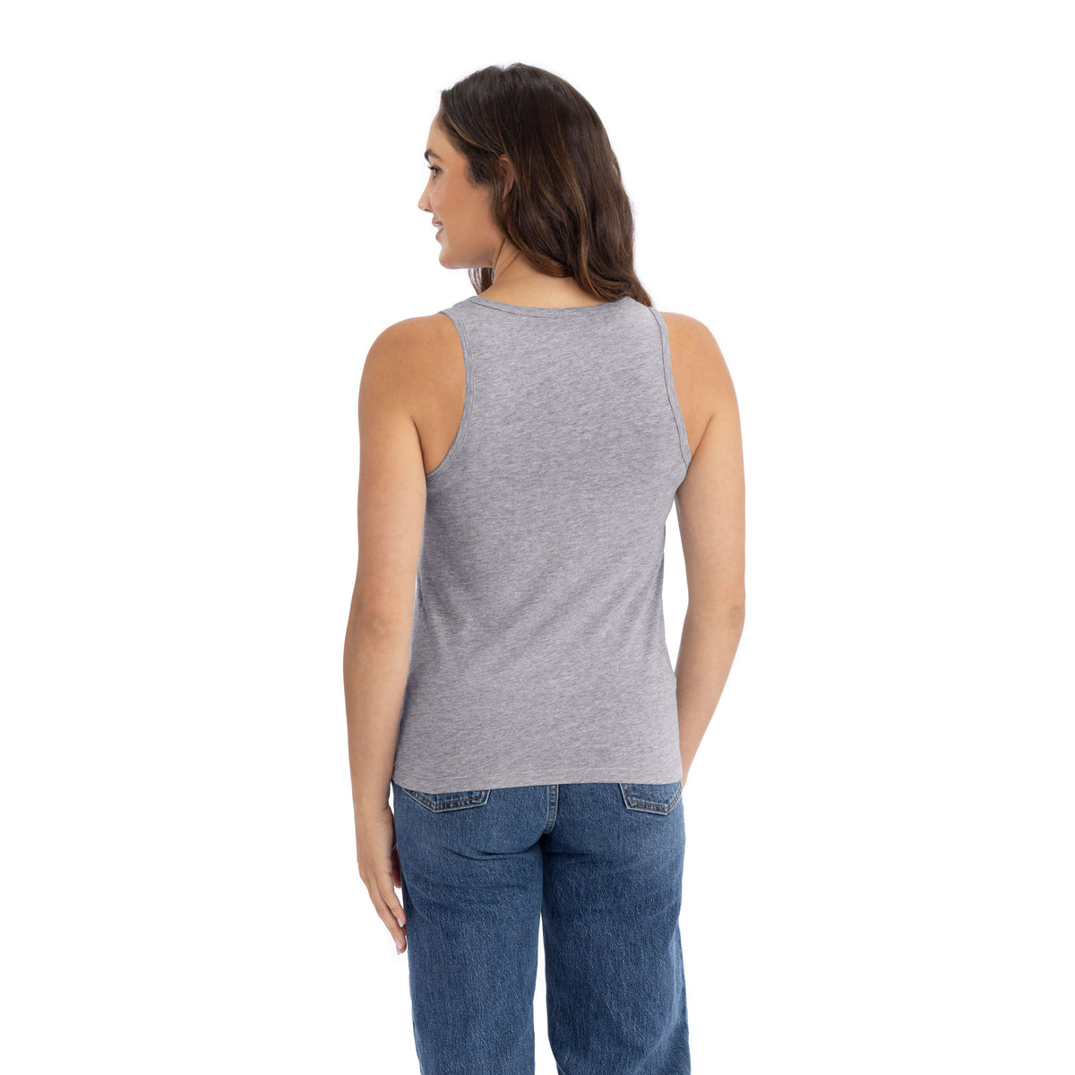 Heather Gray Women's Cotton Tank