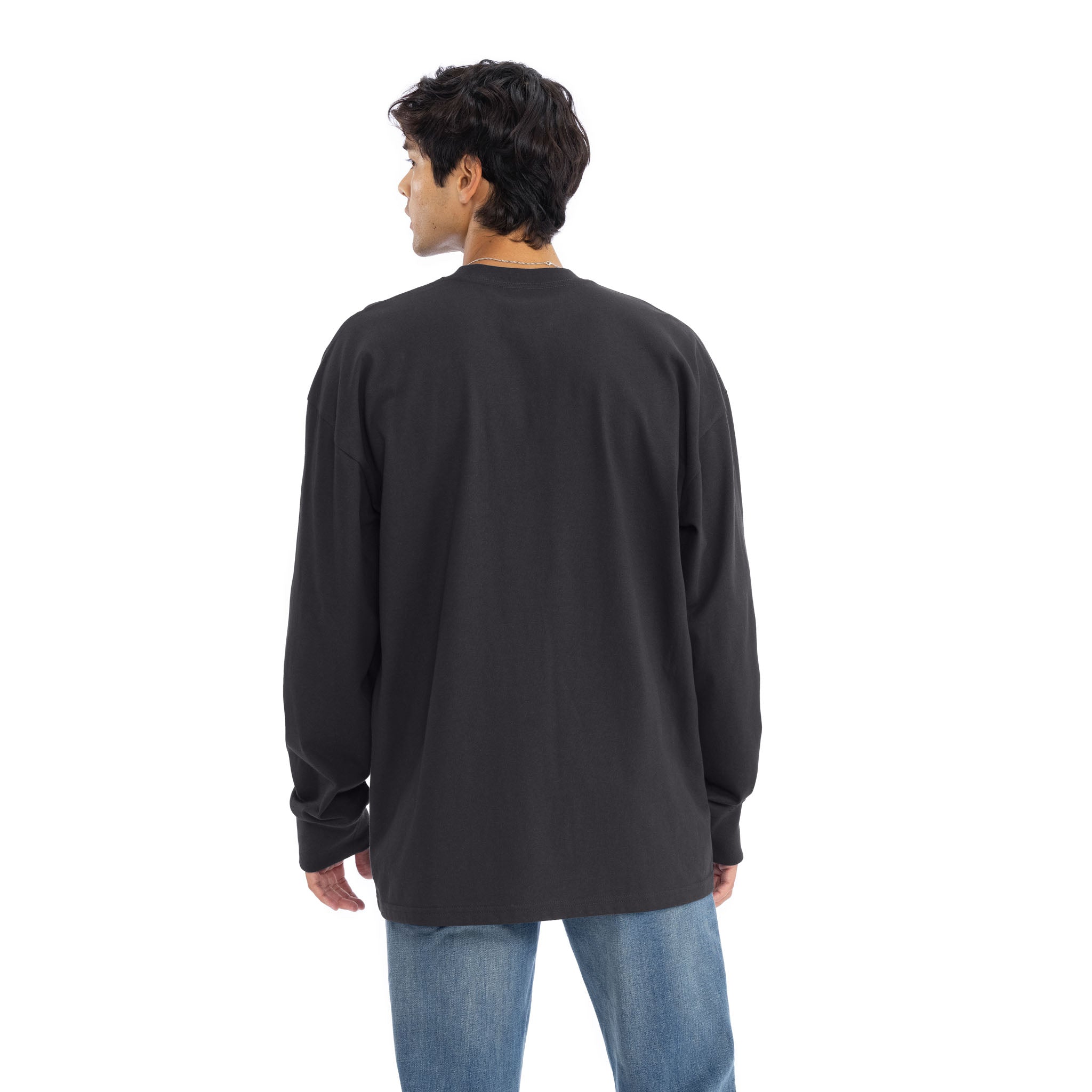 Heavyweight Long Sleeve Ringspun Cotton T-Shirt