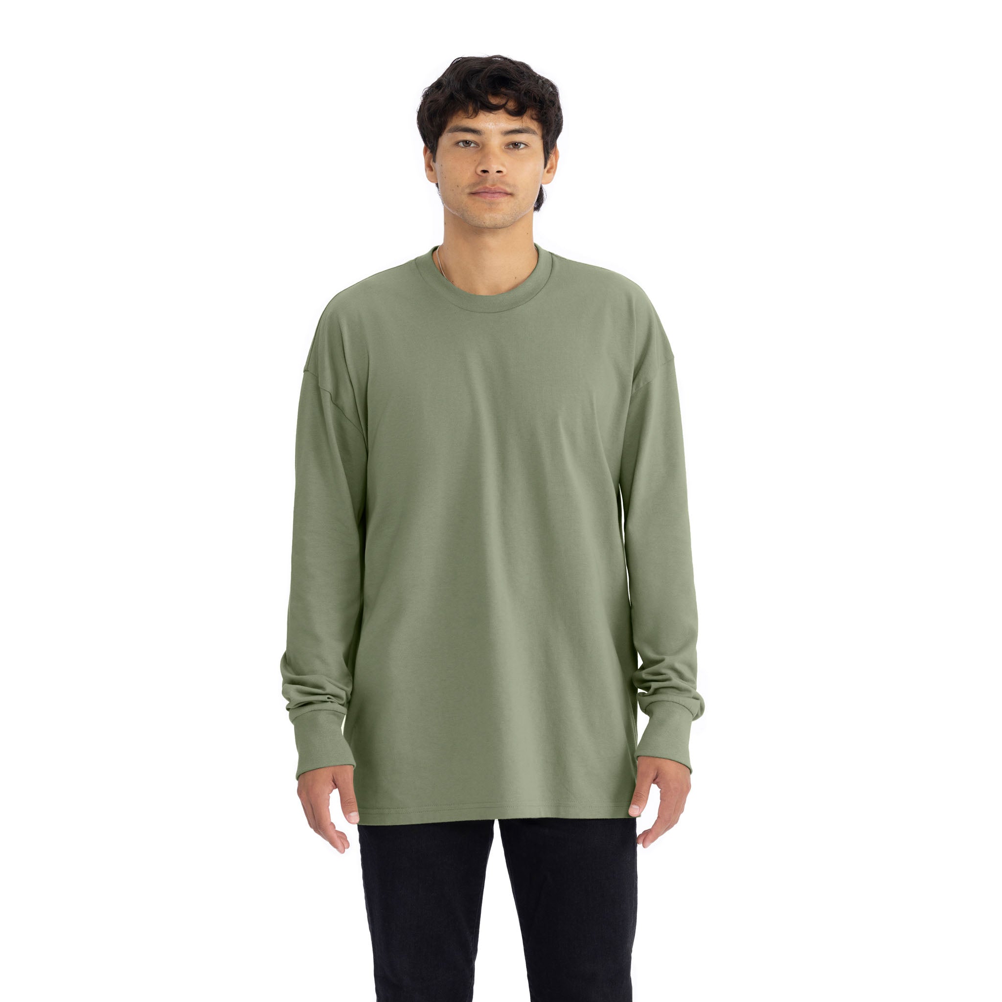 Heavyweight Long Sleeve Ringspun Cotton T-Shirt