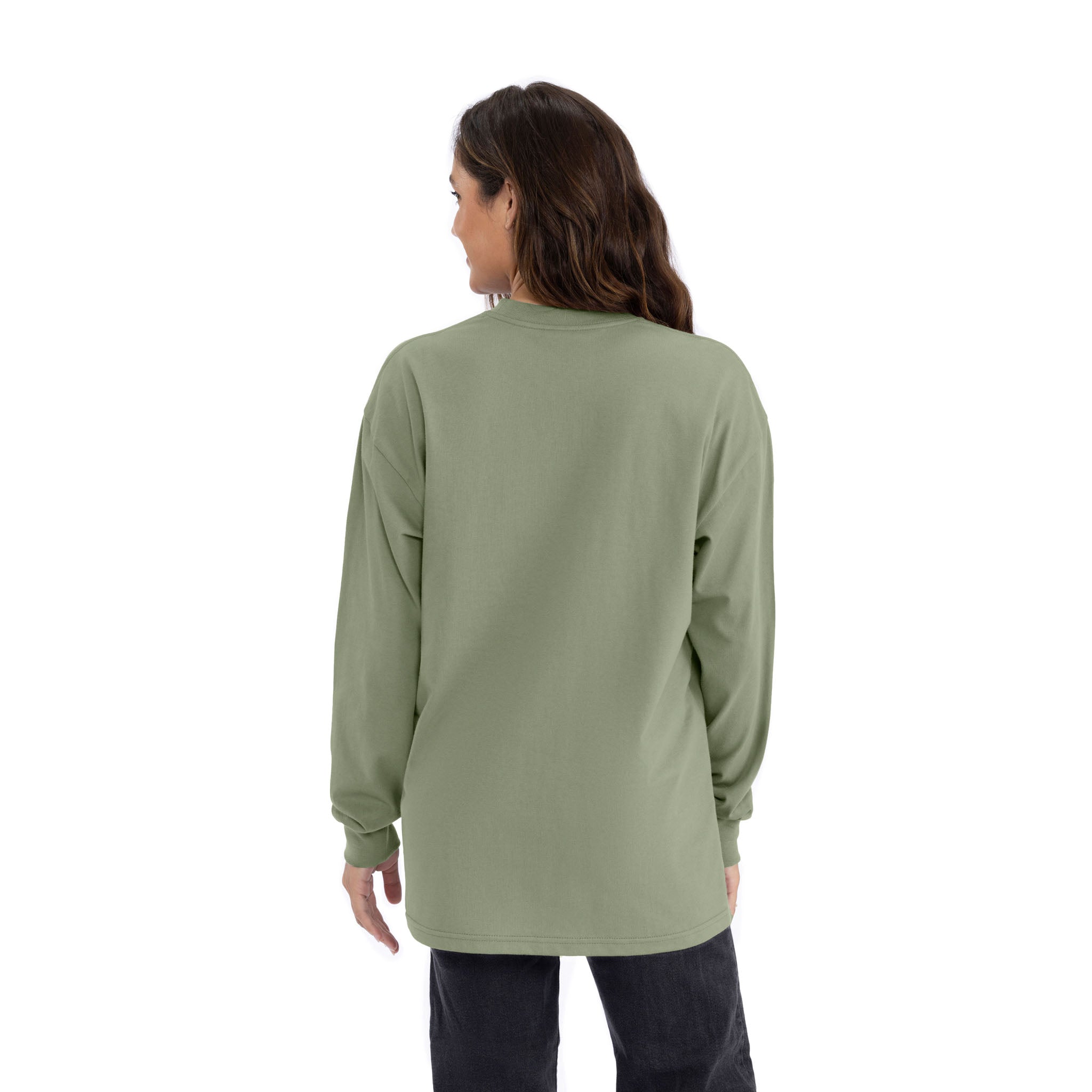 Heavyweight Long Sleeve Ringspun Cotton T-Shirt