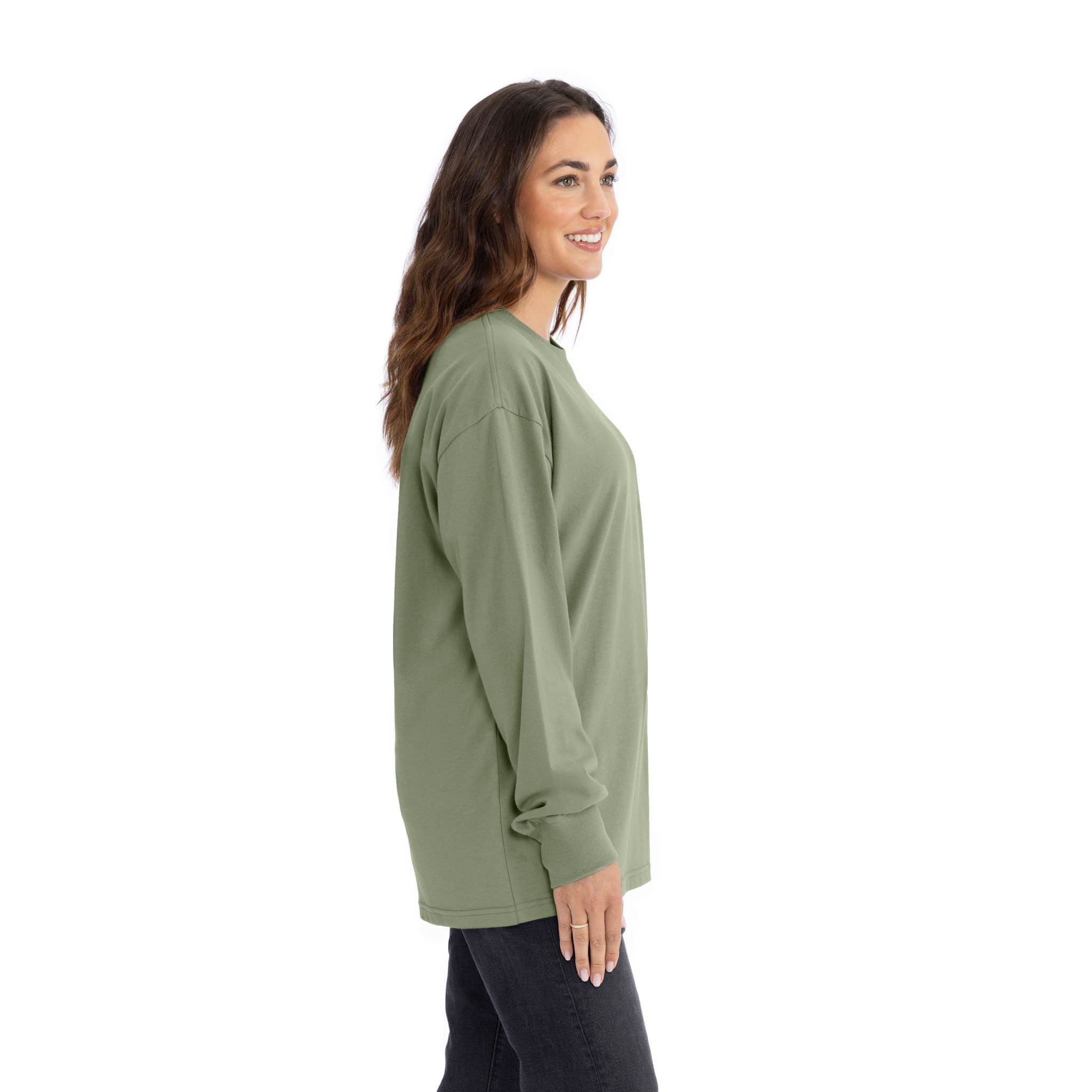 Heavyweight Cotton Jersey Light Olive