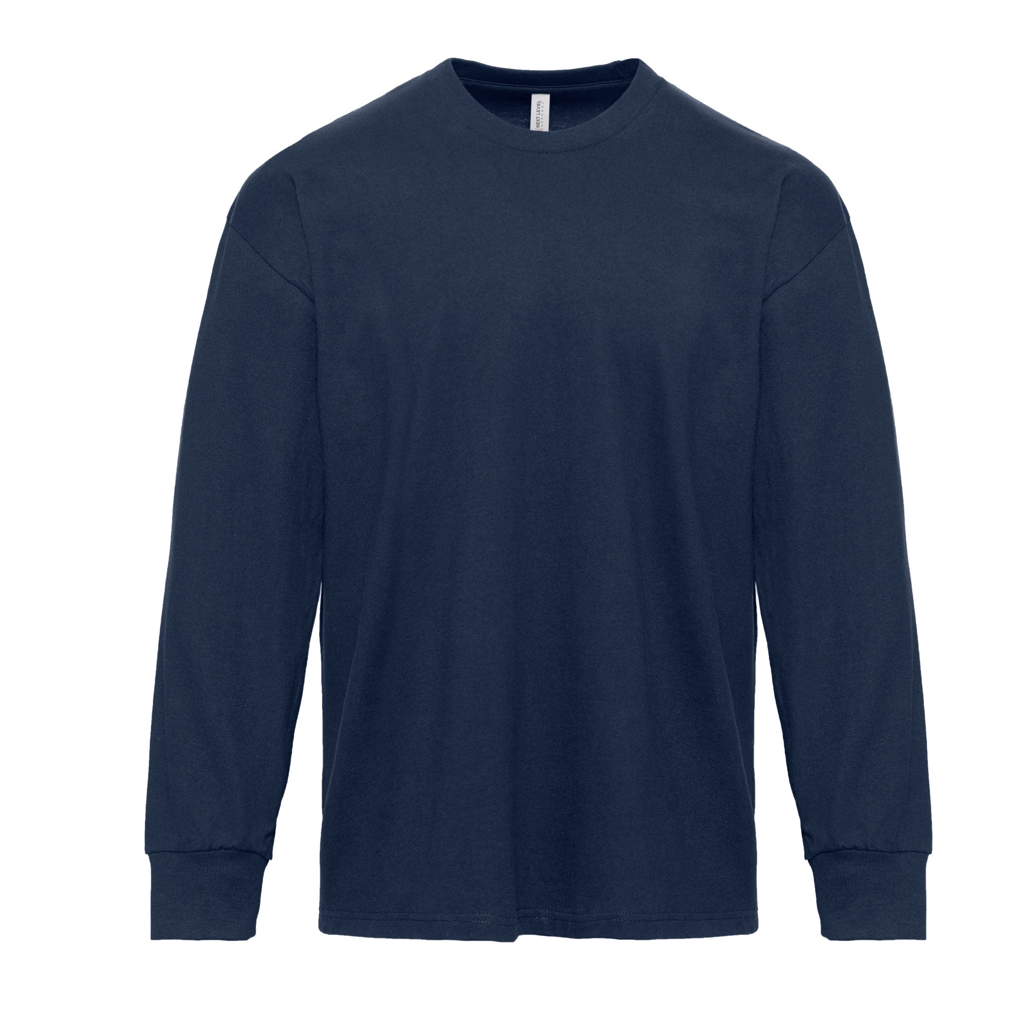 heavyweigth cotton long sleeve t shirt Midnight Navy