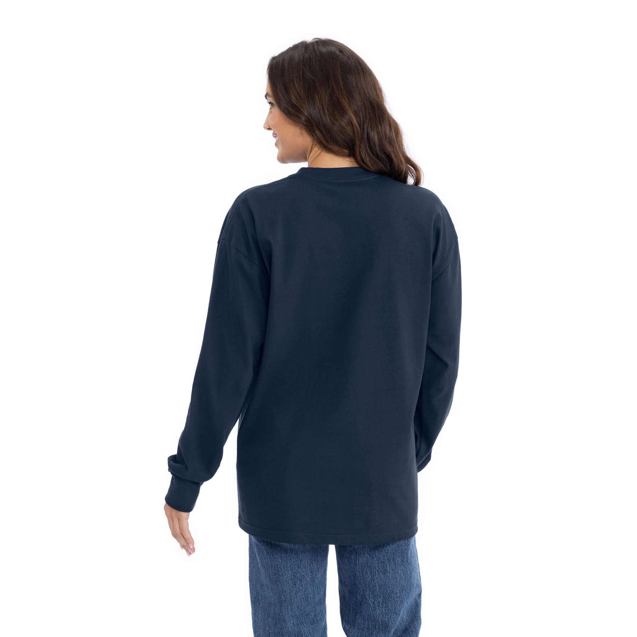 Heavyweight Long Sleeve Ringspun Cotton T-Shirt