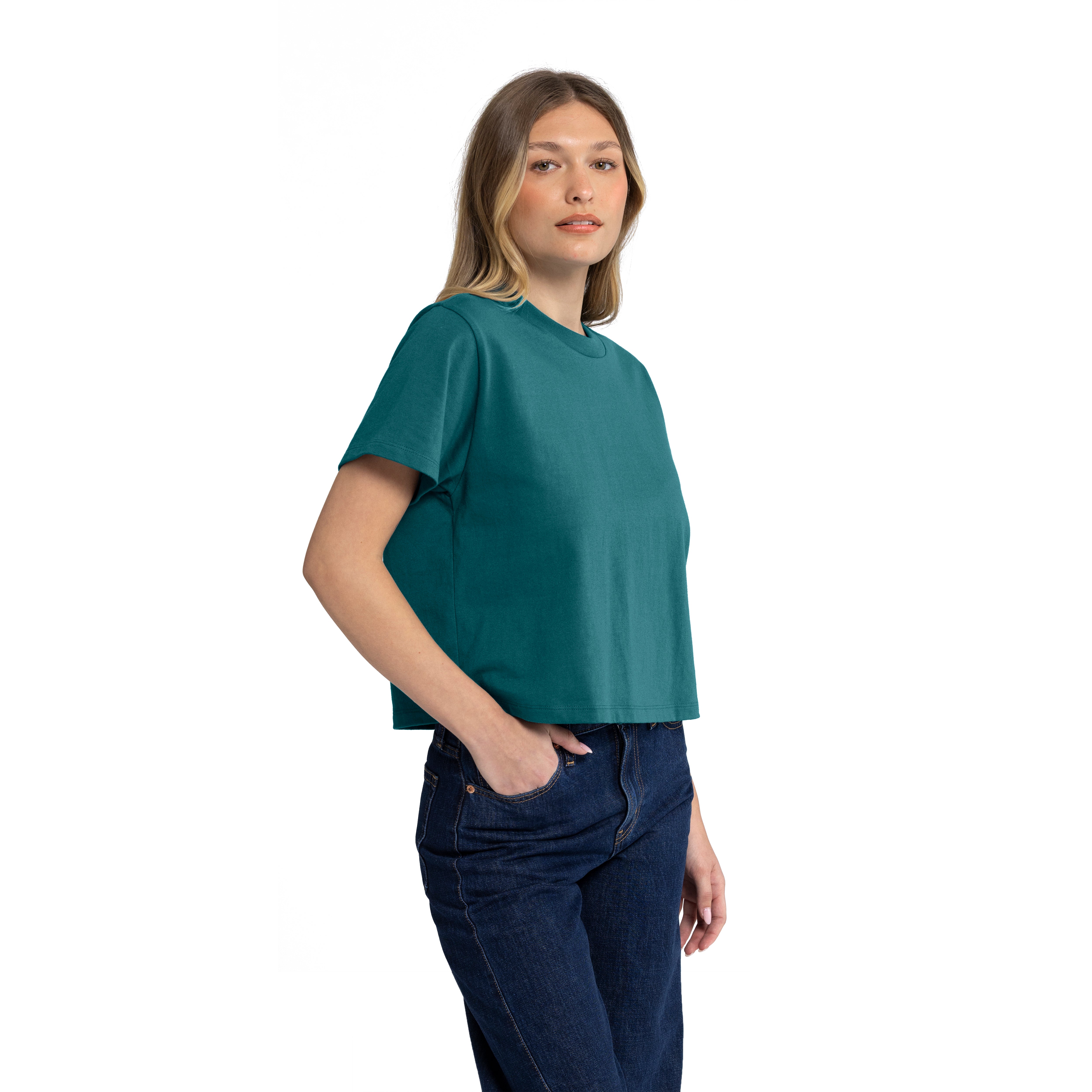 Women's Heavyweight High Waist Boxy T-Shirt