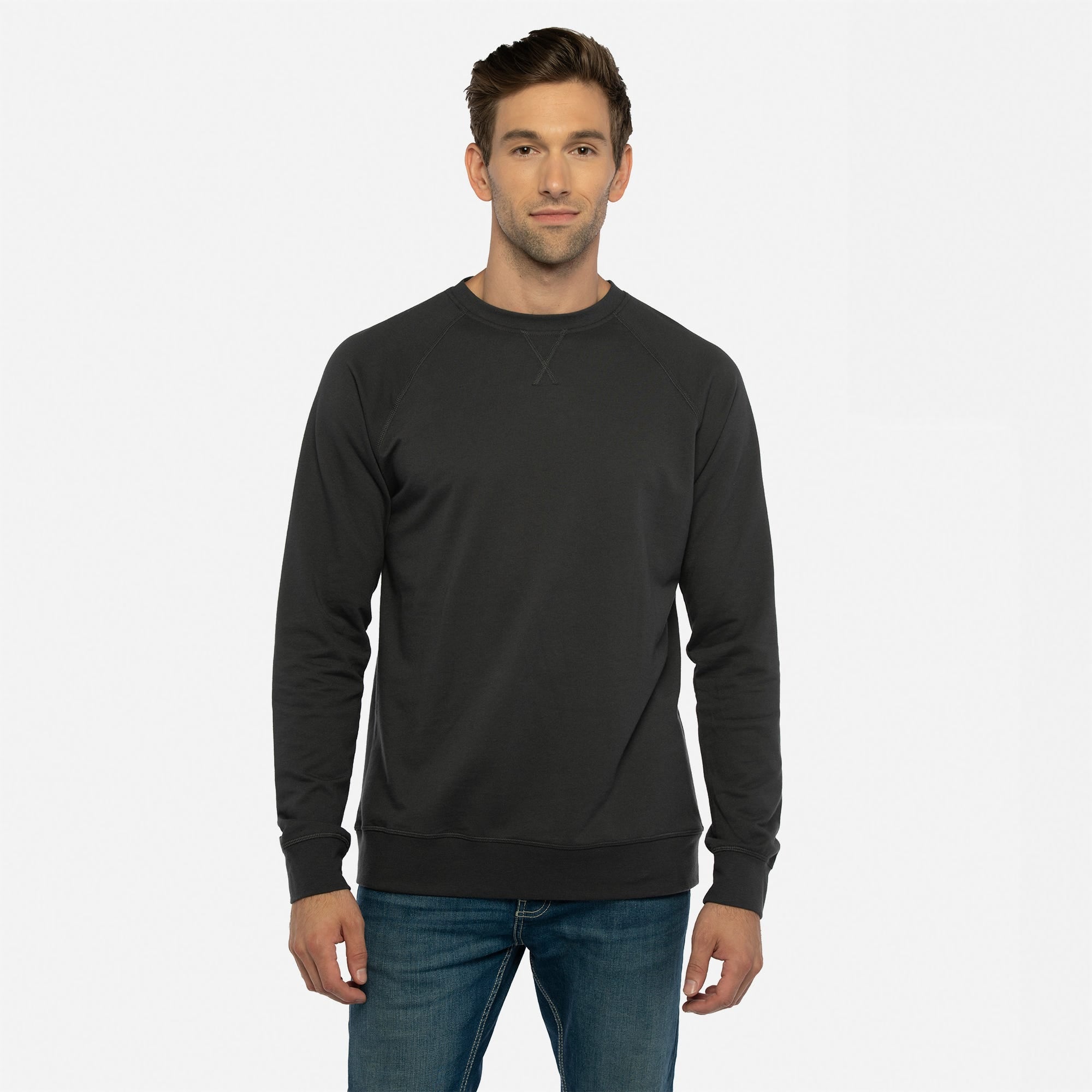 French Connection Heren Raglan Top met Lange Mouwen Multi French Connection Heren Raglan Top met Lange Mouwen Multi