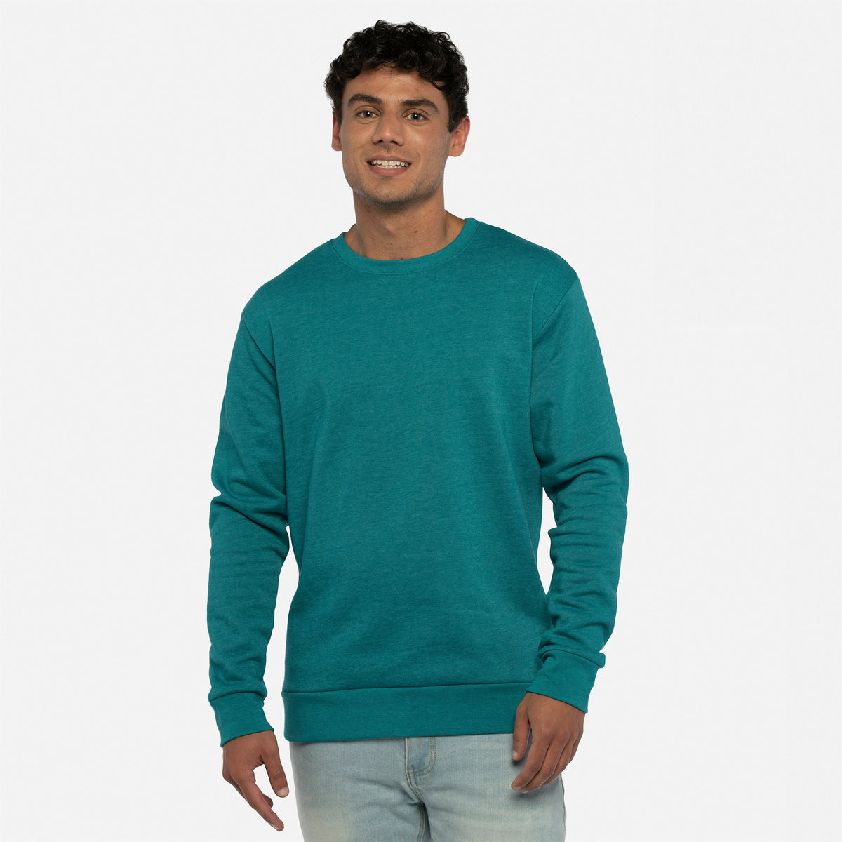 Malibu Sweatshirt - Heather Teal | 9002 | Next Level Apparel