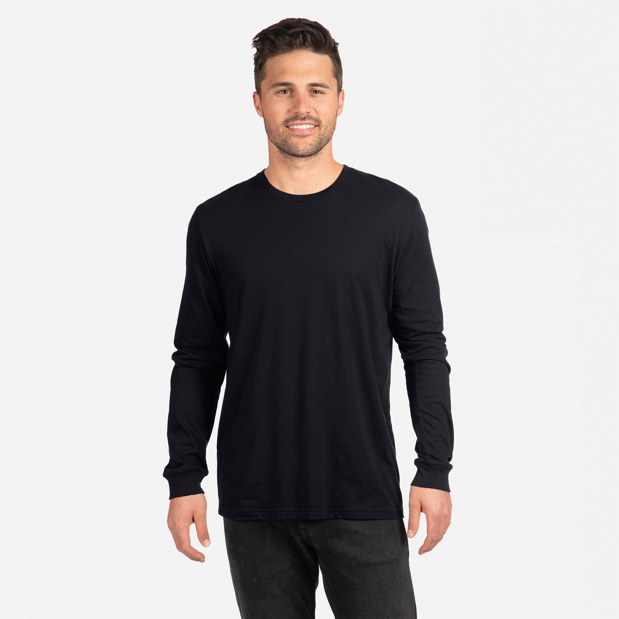 CVC Long Sleeve T-Shirt Black 6211 Next Level Apparel