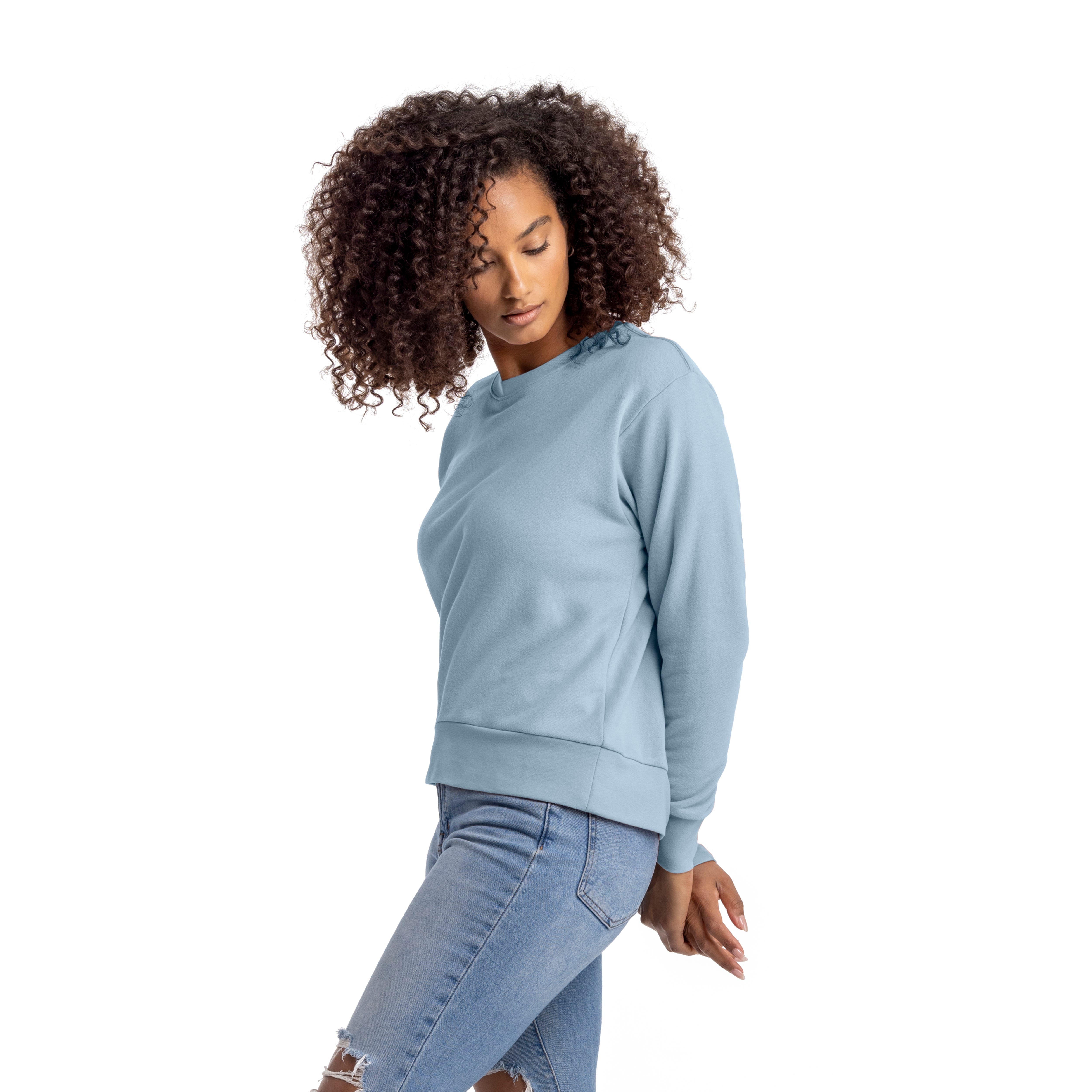 Women's Sueded French Terry Sweatshirt