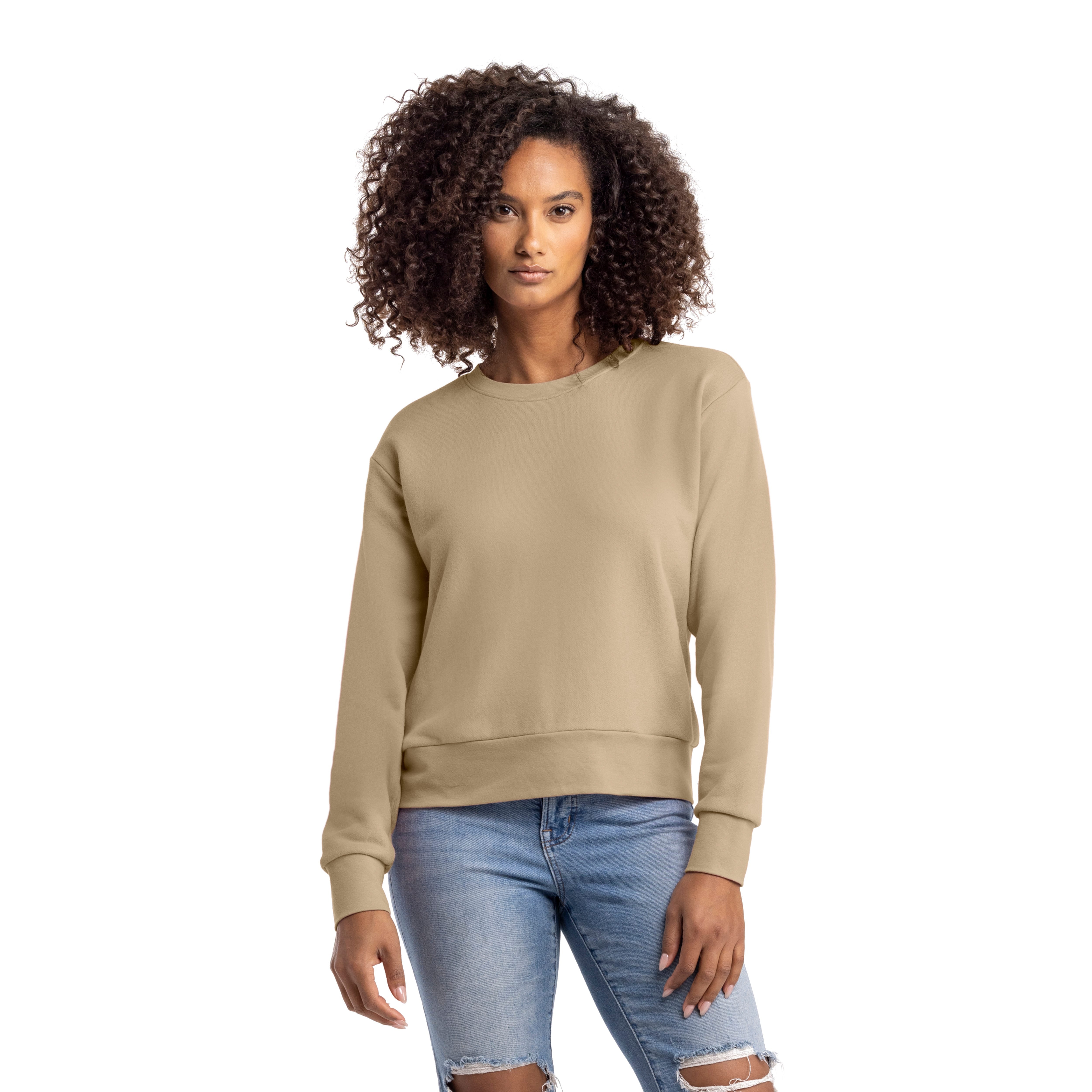 Women's Sueded French Terry Sweatshirt