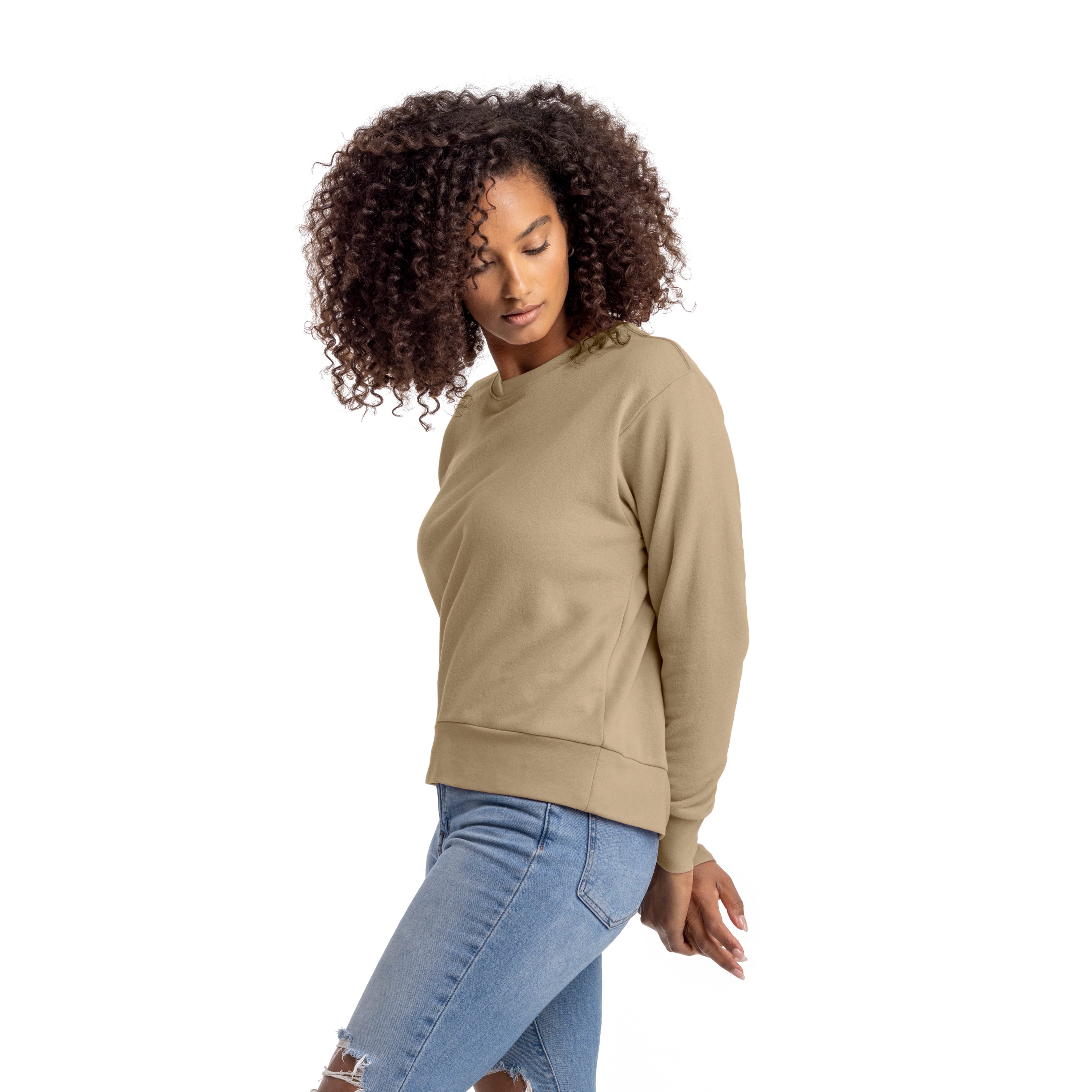 Women's Sueded French Terry Sweatshirt