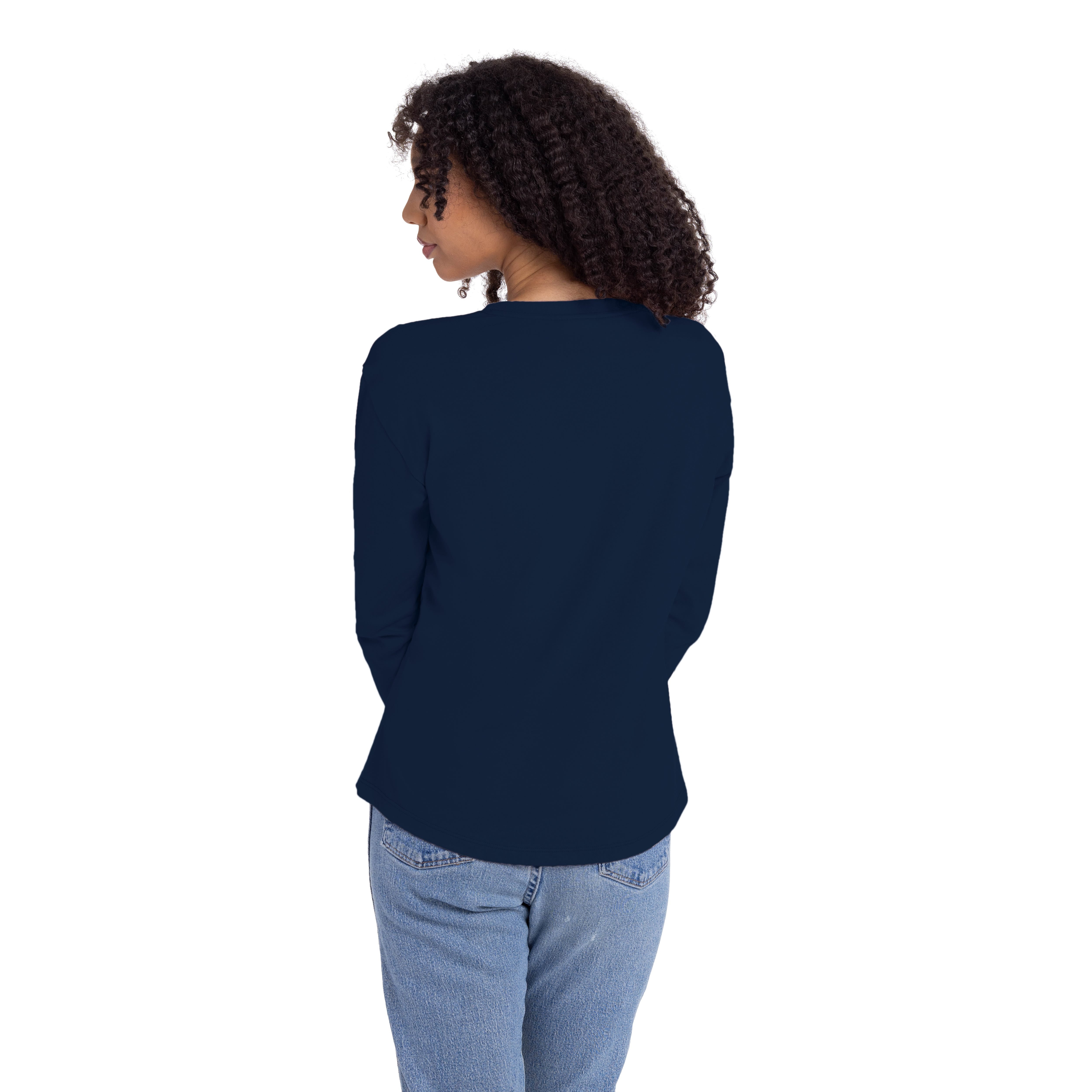 Women's Cotton Relaxed Long Sleeve T-shirt