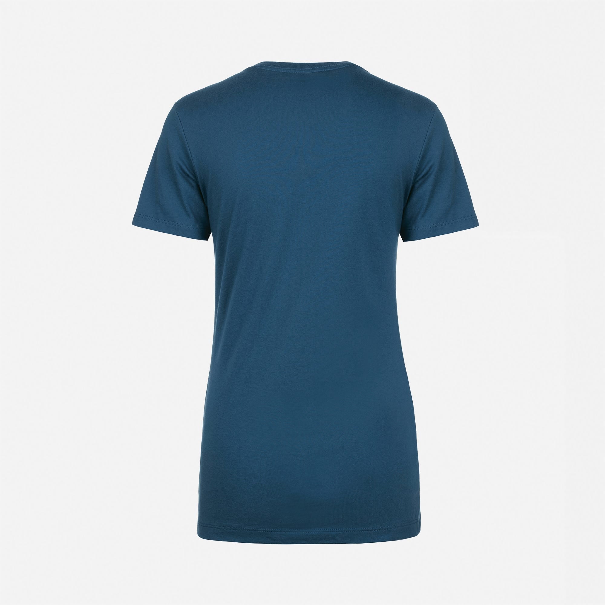 Cotton Boyfriend T-Shirt Cool Blue Next Level Apparel Women Blank Shirt