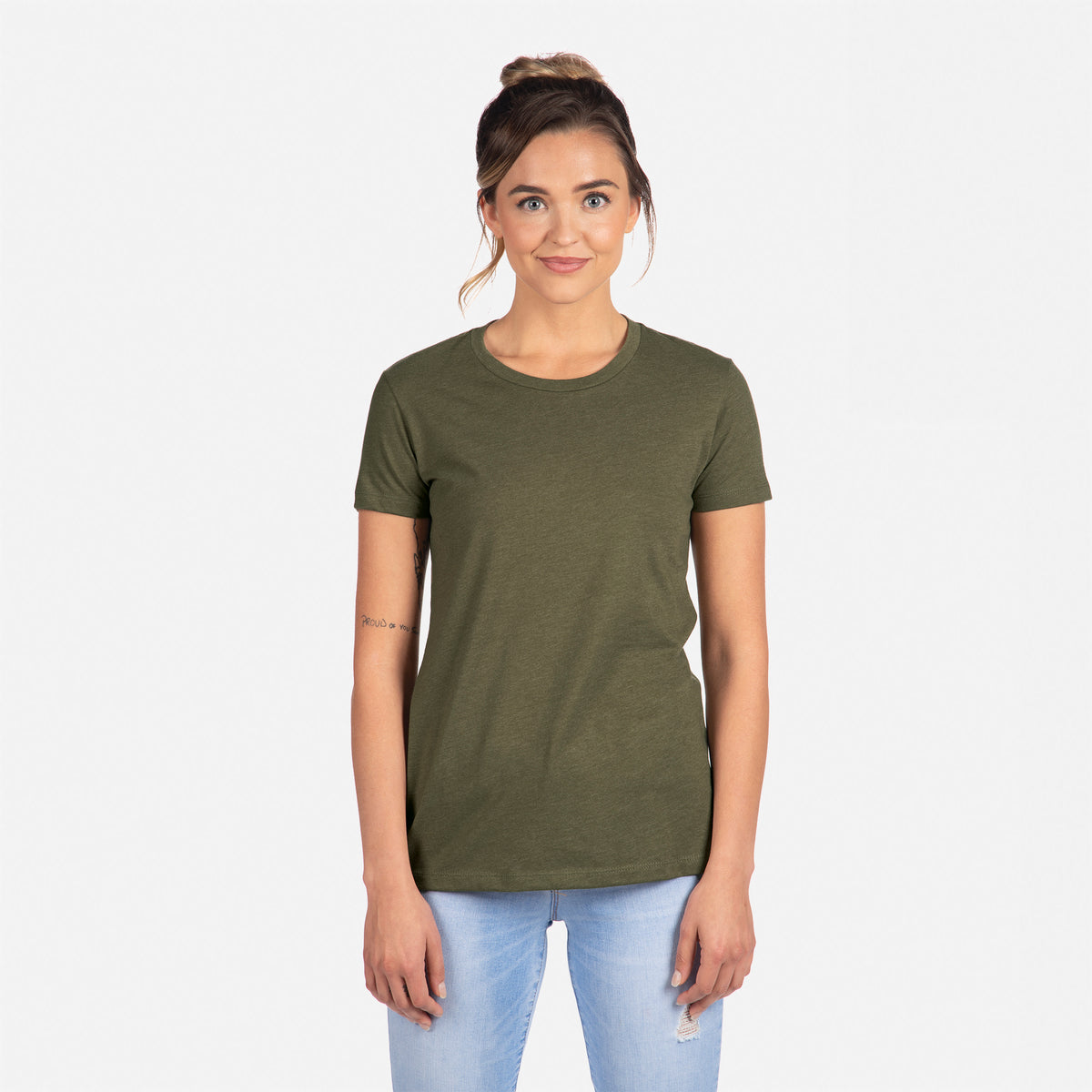 CVC T-Shirt Military Green 6610 Next Level Apparel