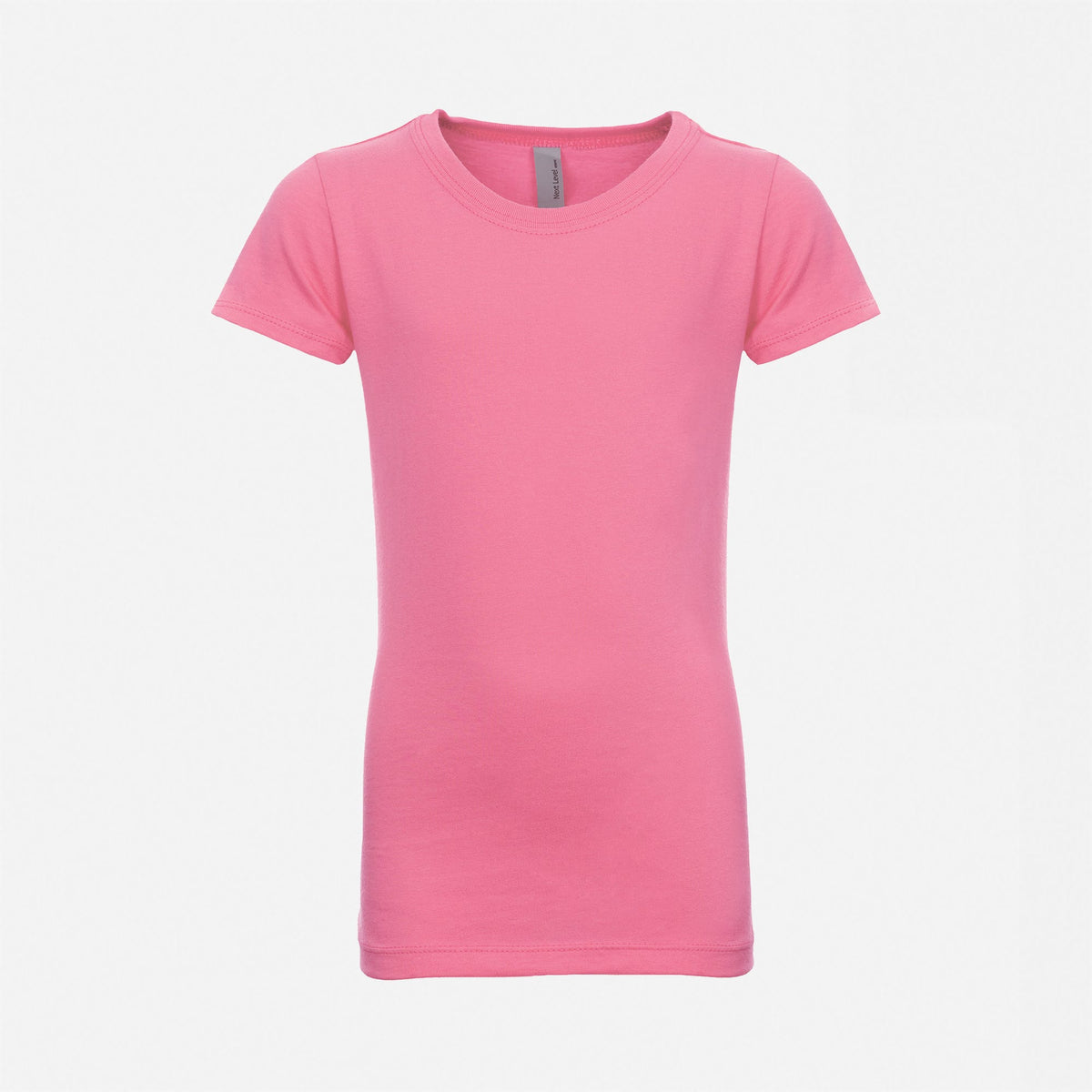 Cotton Princess T-Shirt Hot Pink 3710 Next Level Apparel Kid Sizes XS, S, M, L, XL