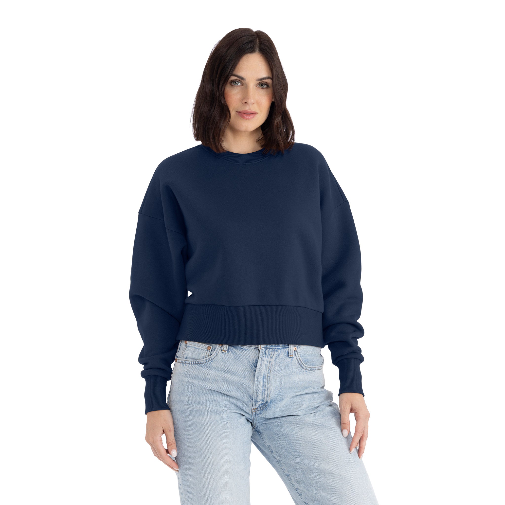 Women's Heavyweight Sweatshirt Midnight Navy 9087 NLA