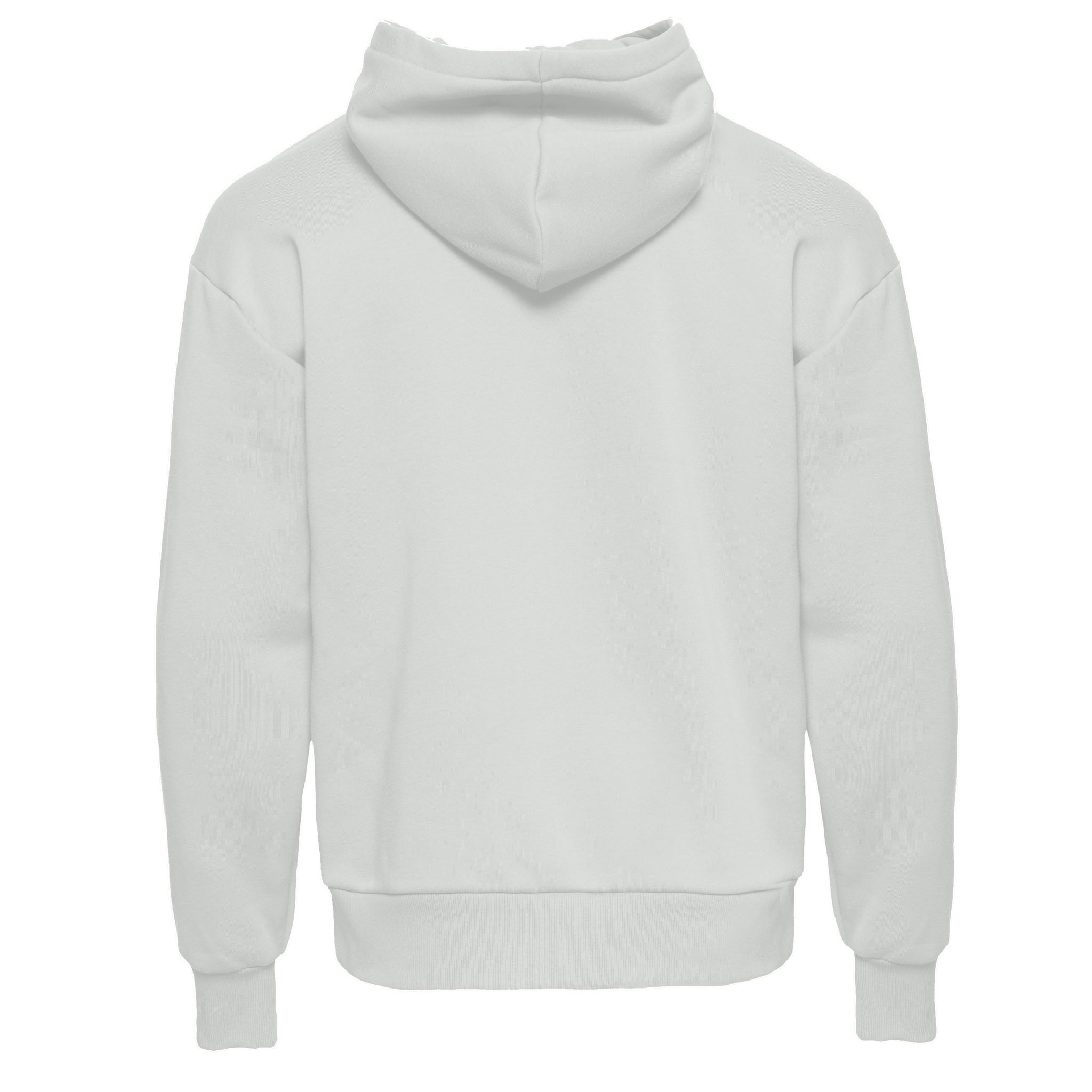Unisex Heavyweight Pullover Hoodie Stonewash Denim 9307 Next Level Apparel Sizes XS, S, M, L, XL, 2XL, 3XL Back View