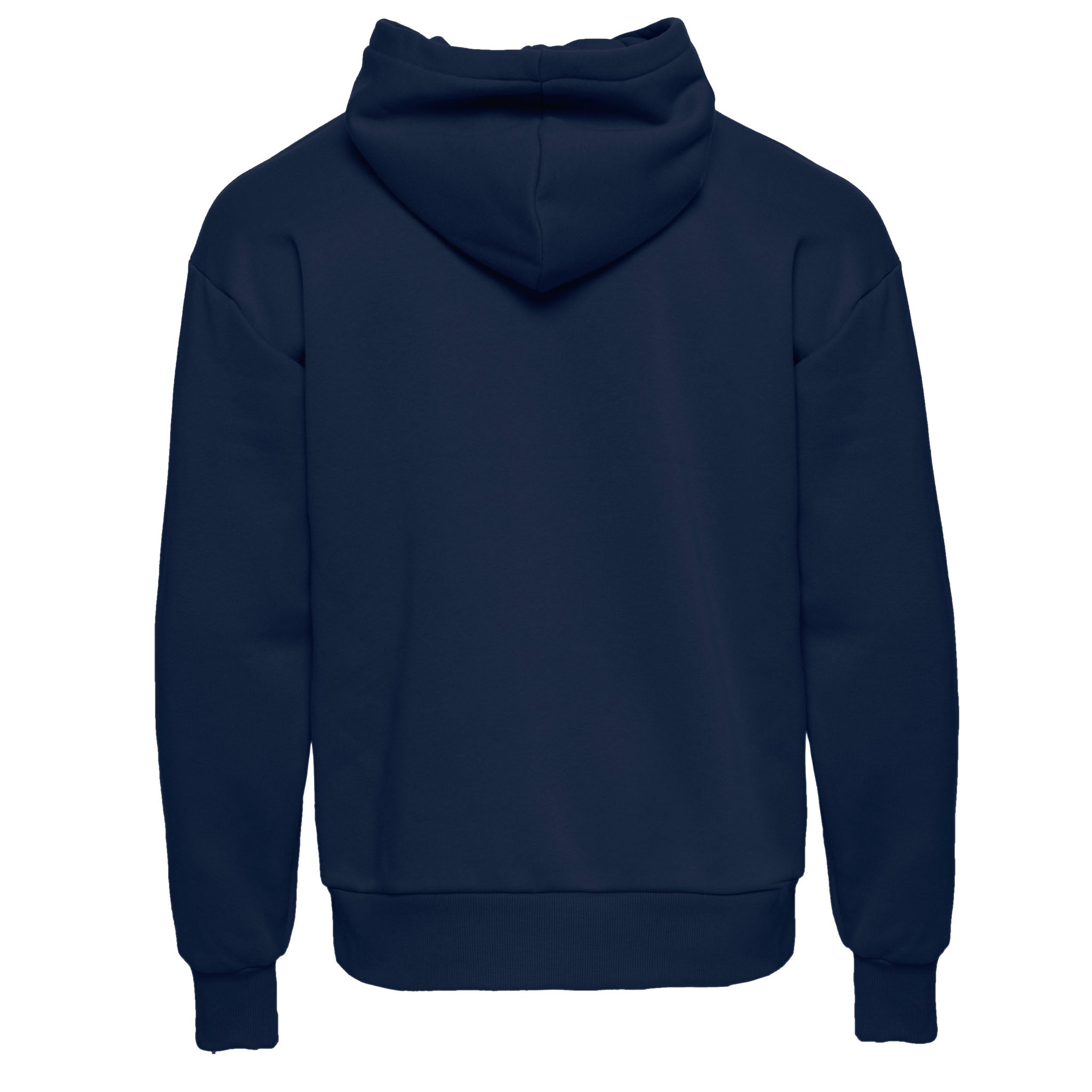 Unisex Heavyweight Pullover Hoodie Midnight Navy 9307 Next Level Apparel Sizes XS, S, M, L, XL, 2XL, 3XL Back View