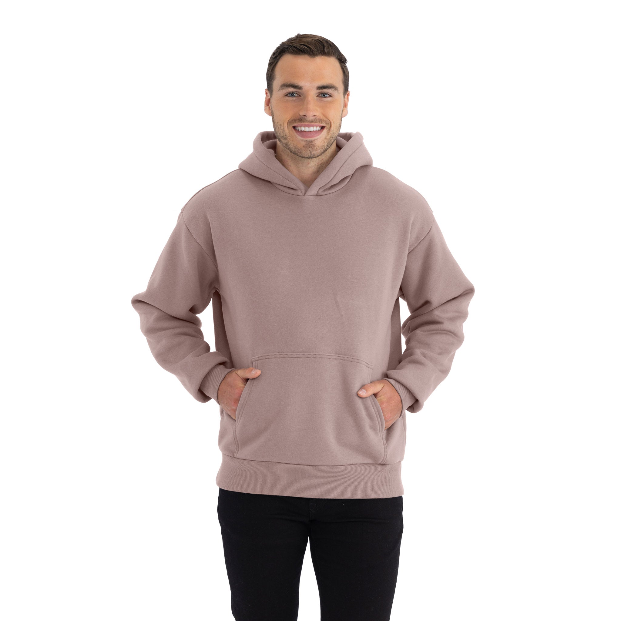 Unisex Heavyweight Pullover Hoodie Shiitake 9307 Next Level Apparel