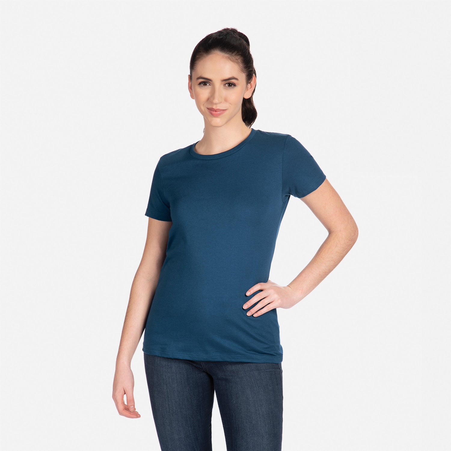 Cotton Boyfriend T-Shirt - Cool Blue | 3900 | Next Level Apparel