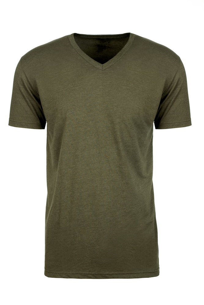 Designed for the person who wants a slight variation of a classic T-shirt..our Unisex CVC V-Neck T-shirt offers comfort, premium quality, fit and durability. The consistent heathered CVC fabric provides durability that can take on screen printing and heat transfer equally well. Premium features loaded with value: side seams, 1x1 Baby Ribbed set-in V-Neck, side seams for best fit and shape retention, finished sleeves and straight bottom hem.