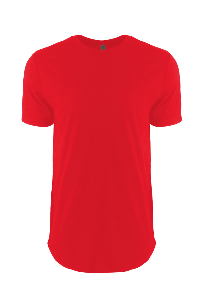 Cotton Long Body T-Shirt - Red | 3602 | Next Level Apparel