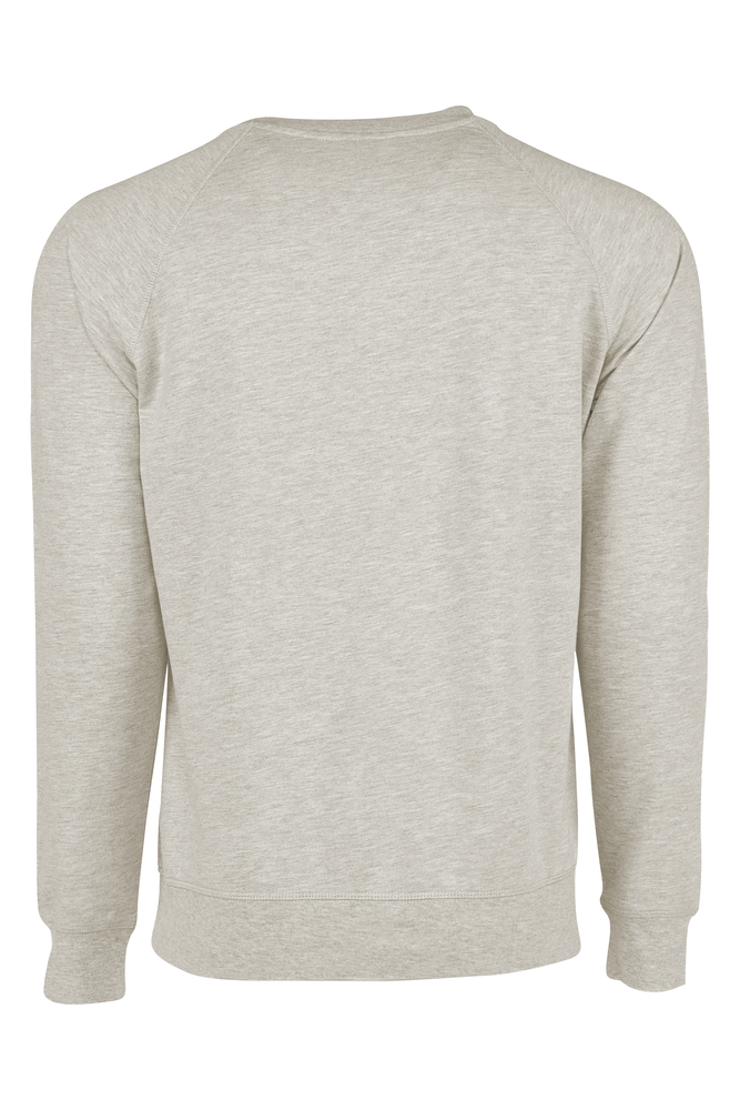 Our Unisex Laguna Raglan Sweatshirt is a midweight ultra-soft pullover fleece crew with a French Terry backing. Keeping it cool and casual, this laid-back versatile piece is inspired by the surf and skate culture and part of our Beach Fleece Collection. It's premium style details include 1x1 Baby Ribbed set-in crew neck with front cover stitching and V-topstitch detail and raglan long sleeves with 1x1 Baby Ribbed cuffs and waistband.