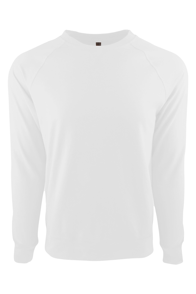 Our Unisex Laguna Raglan Sweatshirt is a midweight ultra-soft pullover fleece crew with a French Terry backing. Keeping it cool and casual, this laid-back versatile piece is inspired by the surf and skate culture and part of our Beach Fleece Collection. It's premium style details include 1x1 Baby Ribbed set-in crew neck with front cover stitching and V-topstitch detail and raglan long sleeves with 1x1 Baby Ribbed cuffs and waistband.