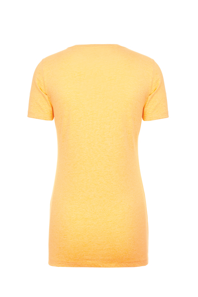 Our Women's CVC T-shirt is tailored specifically for her with a form-fitting feminine shape in premium CVC fabric that offers comfort and durability. The consistent heathered CVC fabric provides durability that can take on screen printing and heat transfer equally well. Premium features loaded with value: side seams, 1x1 Baby Ribbed set-in crew neck, side seams for best fit and shape retention, finished sleeves and straight bottom hem.