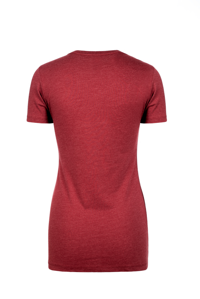 Our Women's CVC T-shirt is tailored specifically for her with a form-fitting feminine shape in premium CVC fabric that offers comfort and durability. The consistent heathered CVC fabric provides durability that can take on screen printing and heat transfer equally well. Premium features loaded with value: side seams, 1x1 Baby Ribbed set-in crew neck, side seams for best fit and shape retention, finished sleeves and straight bottom hem.