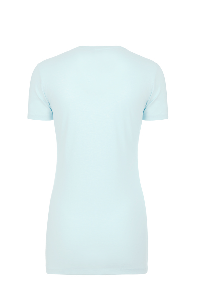 Our Women's CVC T-shirt is tailored specifically for her with a form-fitting feminine shape in premium CVC fabric that offers comfort and durability.  The consistent heathered CVC fabric provides durability that can take on screen printing and heat transfer equally well.  Premium features loaded with value: side seams, 1x1 Baby Ribbed set-in crew neck, side seams for best fit and shape retention, finished sleeves and straight bottom hem.