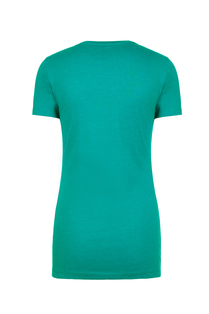 Our Women's CVC T-shirt is tailored specifically for her with a form-fitting feminine shape in premium CVC fabric that offers comfort and durability. The consistent heathered CVC fabric provides durability that can take on screen printing and heat transfer equally well. Premium features loaded with value: side seams, 1x1 Baby Ribbed set-in crew neck, side seams for best fit and shape retention, finished sleeves and straight bottom hem.