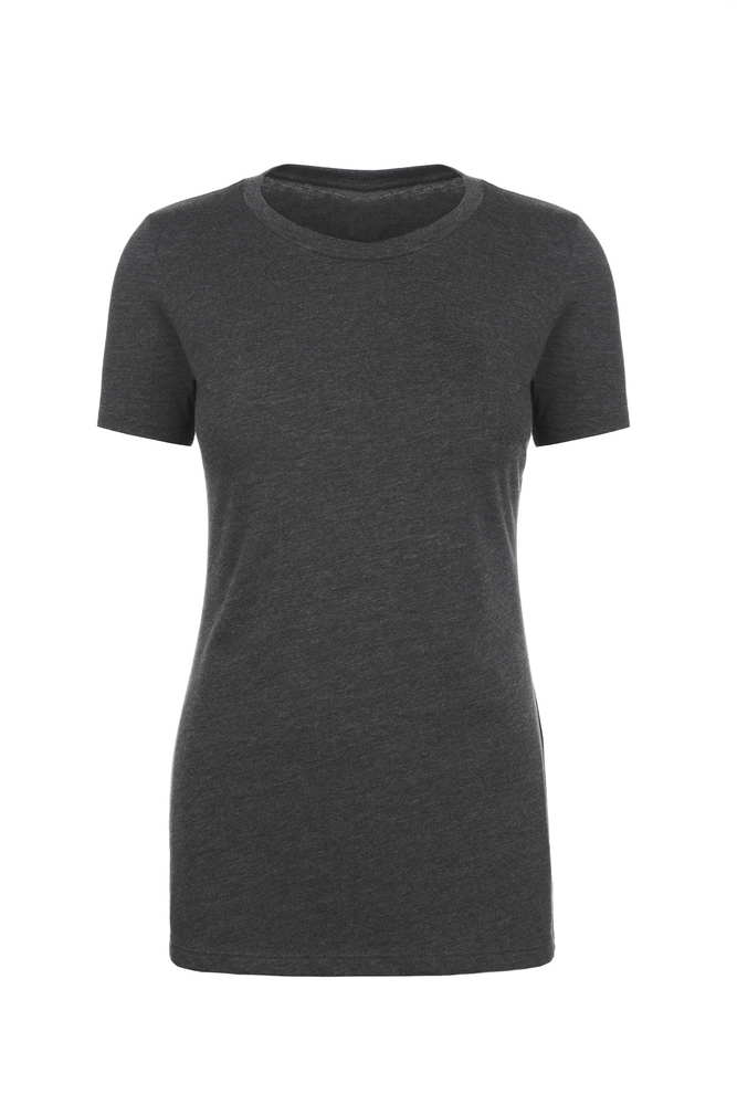 Our Women's CVC T-shirt is tailored specifically for her with a form-fitting feminine shape in premium CVC fabric that offers comfort and durability. The consistent heathered CVC fabric provides durability that can take on screen printing and heat transfer equally well. Premium features loaded with value: side seams, 1x1 Baby Ribbed set-in crew neck, side seams for best fit and shape retention, finished sleeves and straight bottom hem.