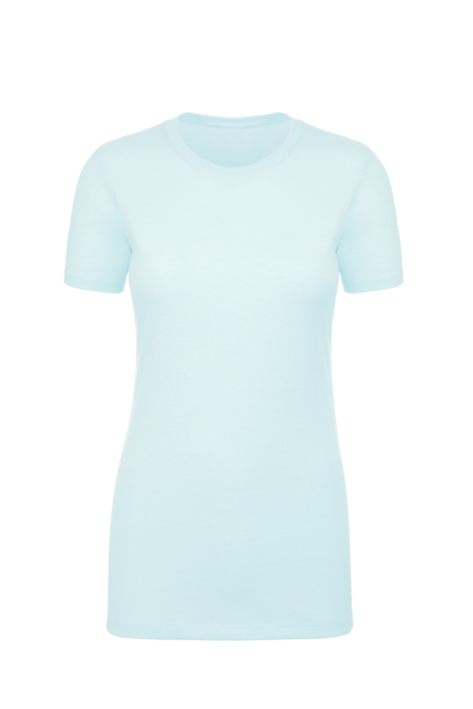 Our Women's CVC T-shirt is tailored specifically for her with a form-fitting feminine shape in premium CVC fabric that offers comfort and durability.  The consistent heathered CVC fabric provides durability that can take on screen printing and heat transfer equally well.  Premium features loaded with value: side seams, 1x1 Baby Ribbed set-in crew neck, side seams for best fit and shape retention, finished sleeves and straight bottom hem.