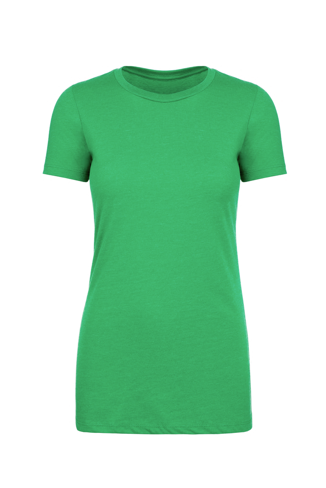 Our Women's CVC T-shirt is tailored specifically for her with a form-fitting feminine shape in premium CVC fabric that offers comfort and durability. The consistent heathered CVC fabric provides durability that can take on screen printing and heat transfer equally well. Premium features loaded with value: side seams, 1x1 Baby Ribbed set-in crew neck, side seams for best fit and shape retention, finished sleeves and straight bottom hem.