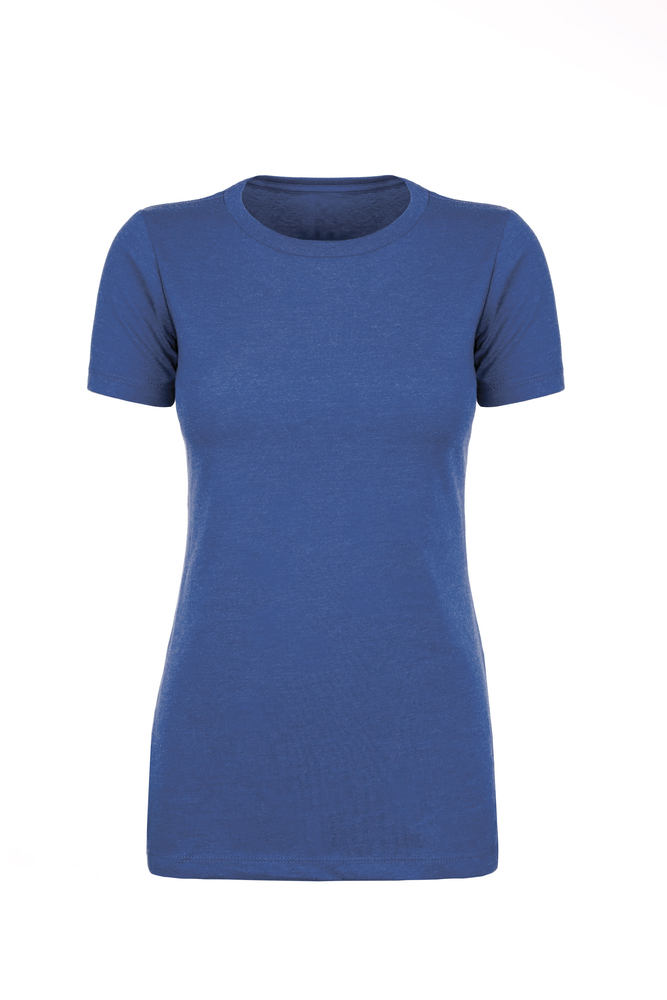 Our Women's CVC T-shirt is tailored specifically for her with a form-fitting feminine shape in premium CVC fabric that offers comfort and durability. The consistent heathered CVC fabric provides durability that can take on screen printing and heat transfer equally well. Premium features loaded with value: side seams, 1x1 Baby Ribbed set-in crew neck, side seams for best fit and shape retention, finished sleeves and straight bottom hem.