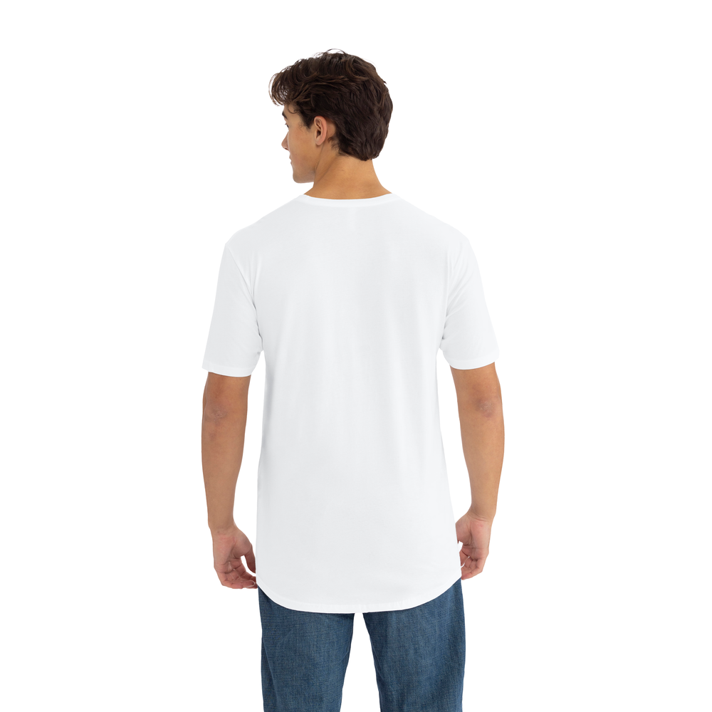 Our classic premium cotton tee with a longer length. Made from our combed and ring-spun cotton to give an everyday look with elevated comfort.
