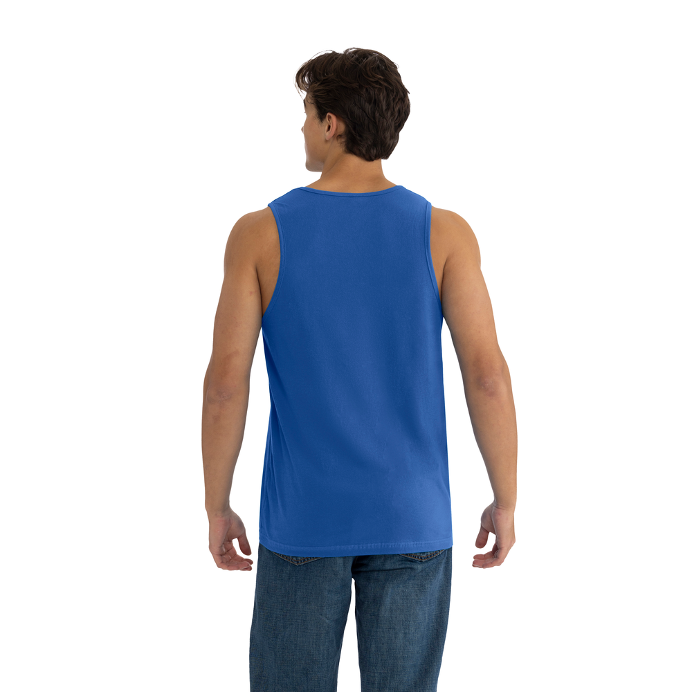 Elevated comfort on our 100% combed ring-spun cotton muscle tank. Offers great mobility for active lifestyles and ease of printability