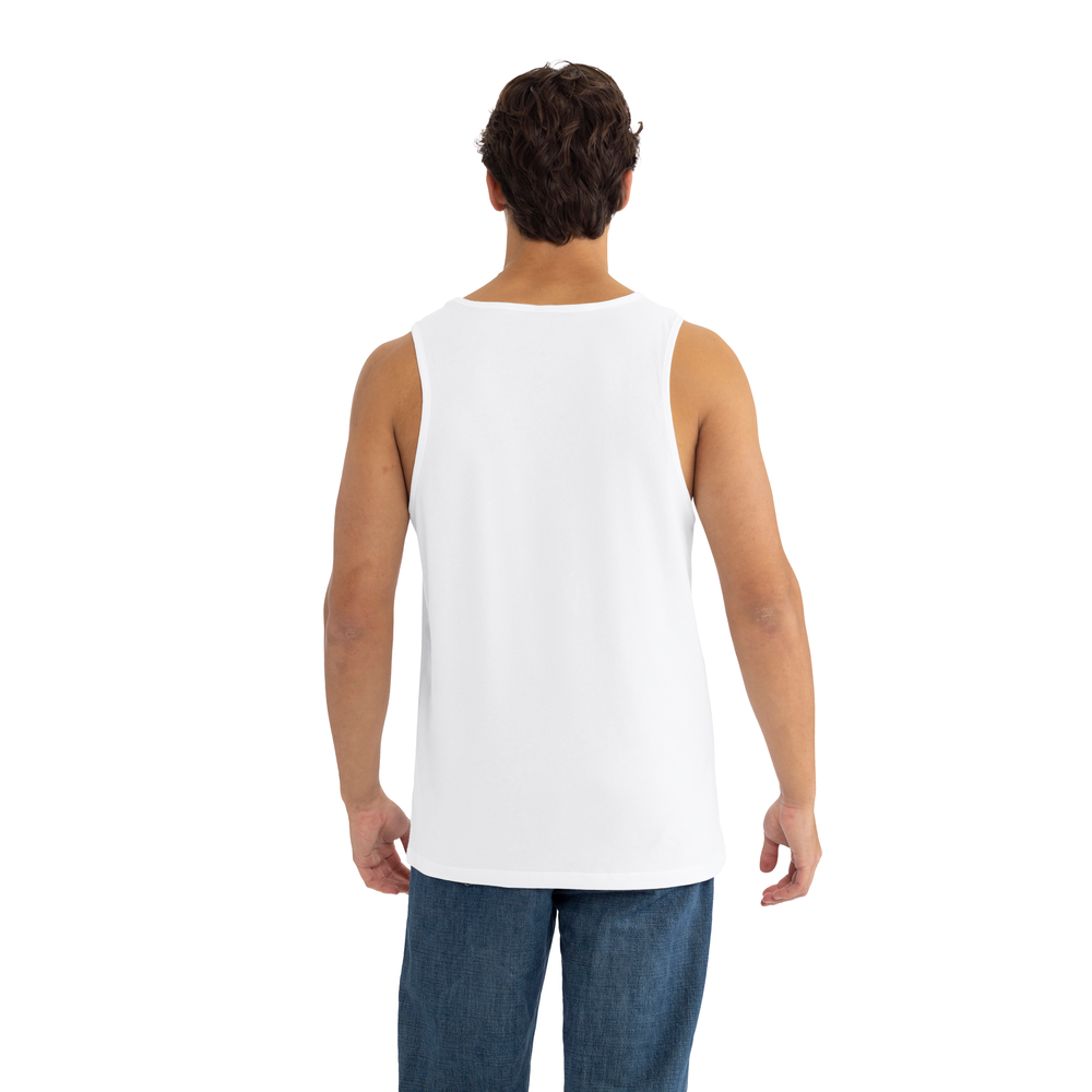 Elevated comfort on our 100% combed ring-spun cotton muscle tank. Offers great mobility for active lifestyles and ease of printability