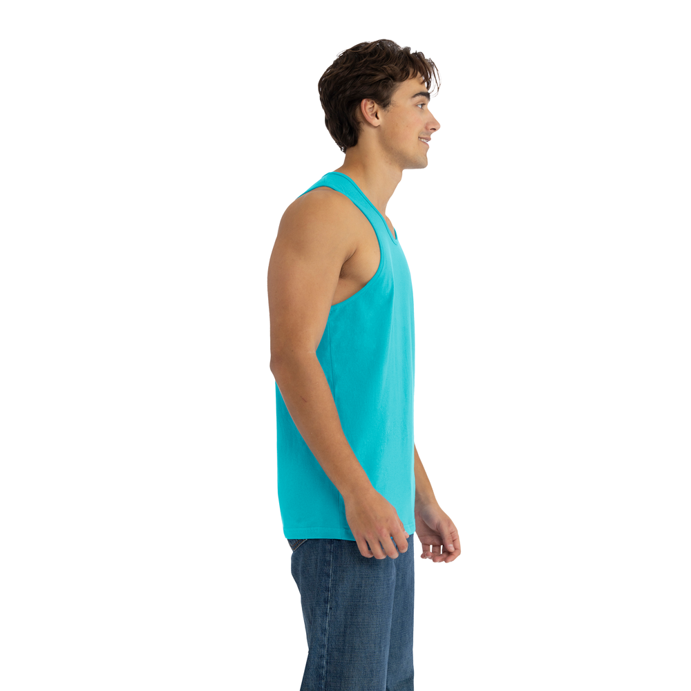 Elevated comfort on our 100% combed ring-spun cotton muscle tank. Offers great mobility for active lifestyles and ease of printability
