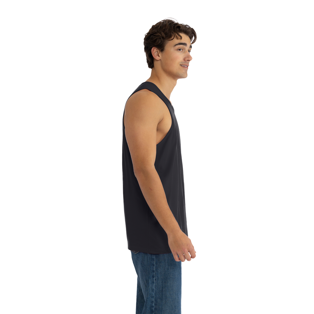 Elevated comfort on our 100% combed ring-spun cotton muscle tank. Offers great mobility for active lifestyles and ease of printability