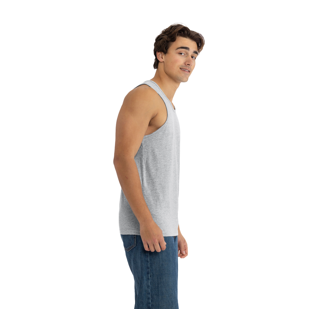 Elevated comfort on our 100% combed ring-spun cotton muscle tank. Offers great mobility for active lifestyles and ease of printability