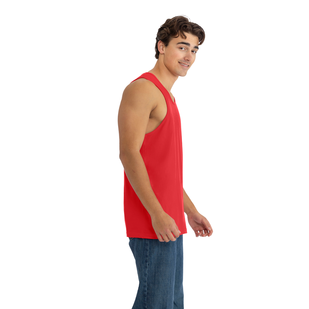 Elevated comfort on our 100% combed ring-spun cotton muscle tank. Offers great mobility for active lifestyles and ease of printability