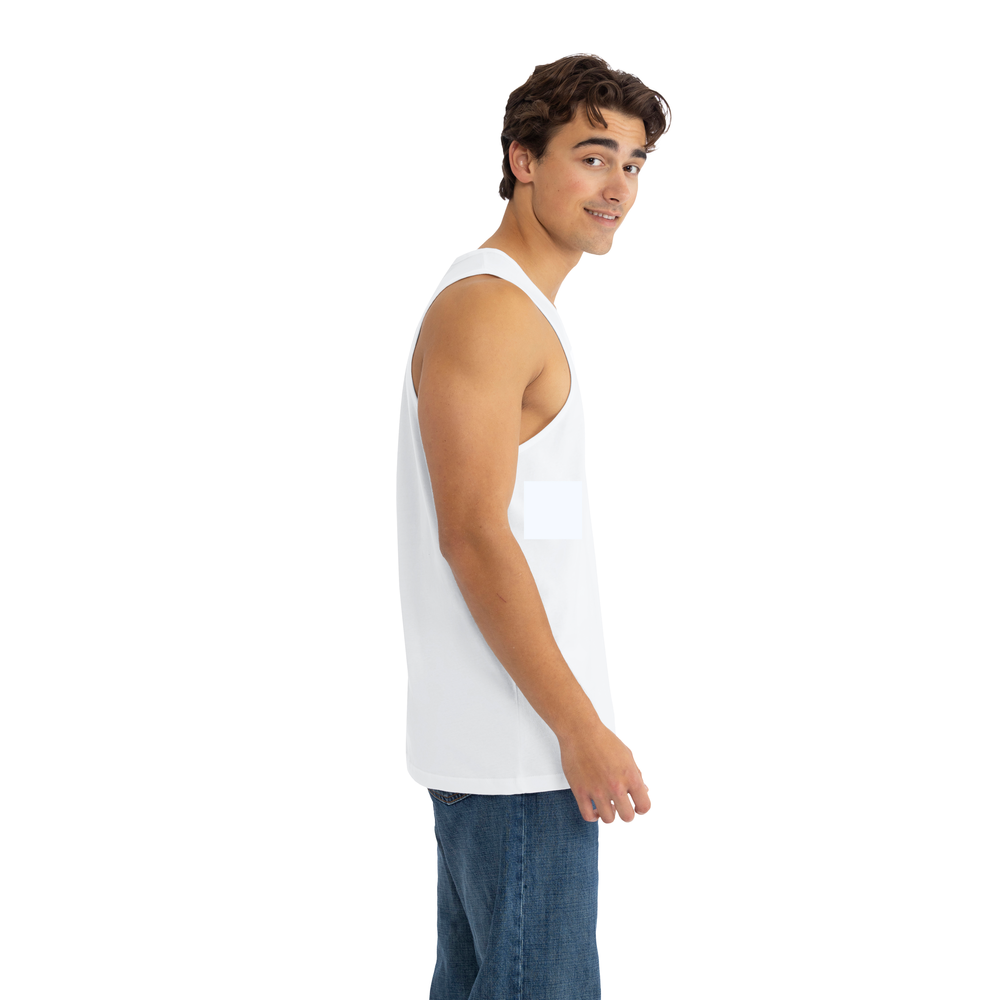 Elevated comfort on our 100% combed ring-spun cotton muscle tank. Offers great mobility for active lifestyles and ease of printability
