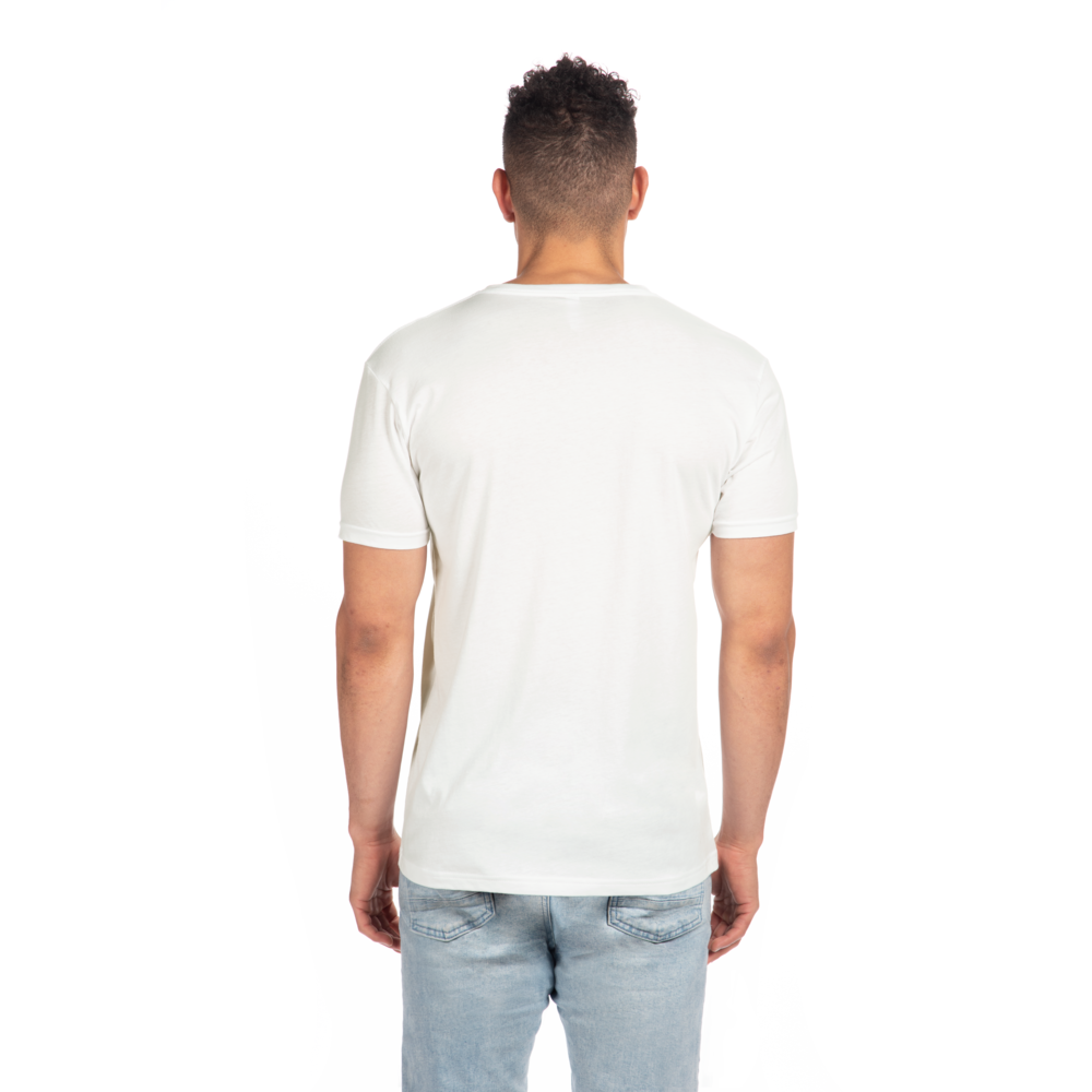 Our CVC's retail cut, softness, and breathability elevates a classic v-neck. Offers durability and comfortability in one tee, get a versatile piece that provides consistent fit and comfort after every wash.