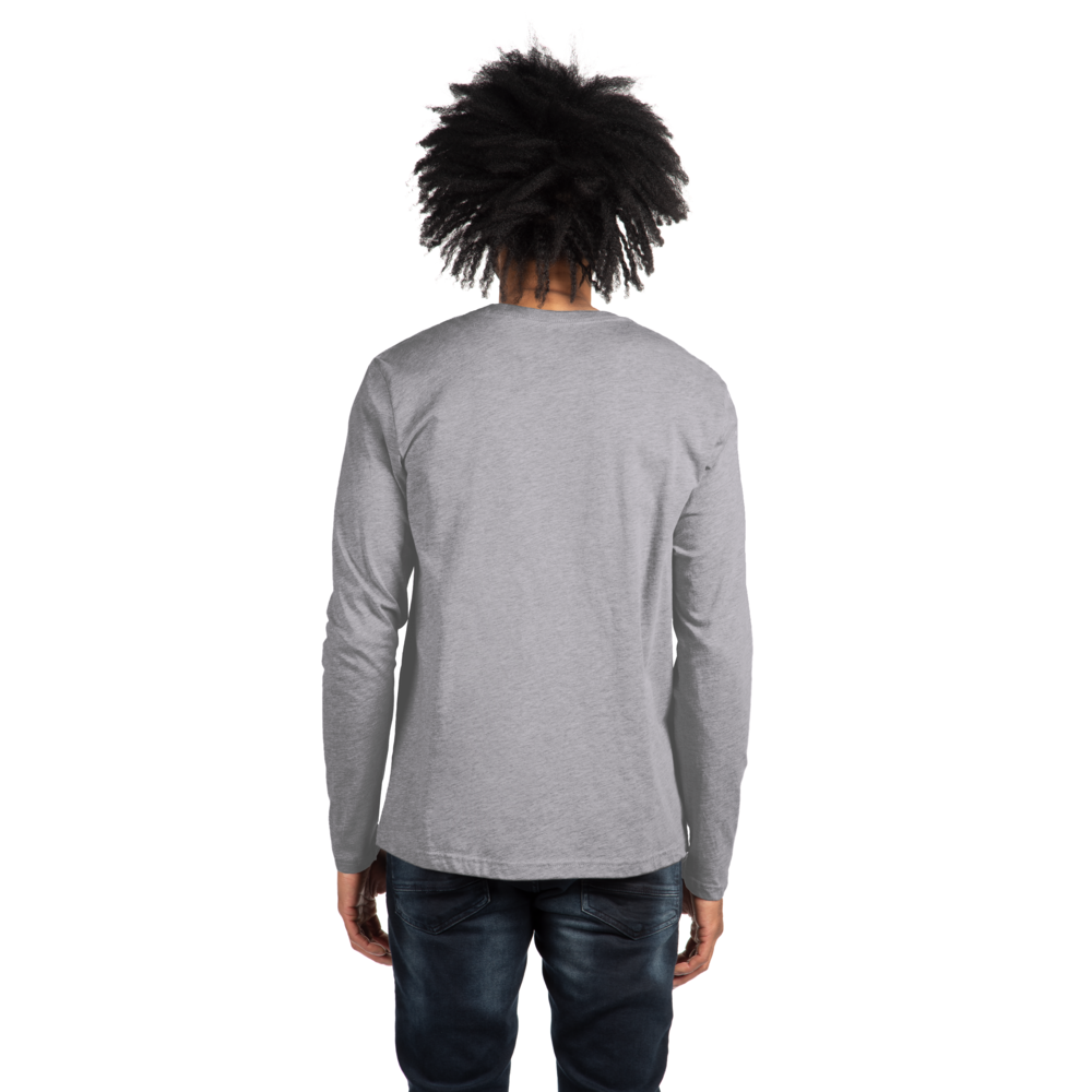 Our Men's Cotton Long Sleeve Crew is inspired by California's casual-cool vibe with a retail-ready look & feel; Made from premium 100% combed ring-spun cotton, this tee is ranks high in shape retention and easy printability.
