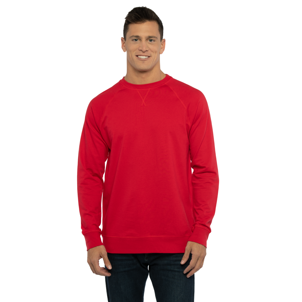 Comfortable pullover crew with French Terry body inspired by surf and skate culture. Part of our Beach Fleece collection, keep it casual cool with this laid-back piece.