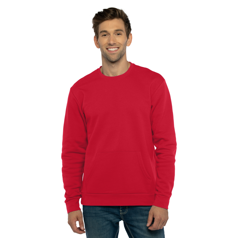 Slip into this cozy pullover with softness like no other. The convenient large front pocket makes it easy to store small items and keep warm. Include locker patch for more branding options.