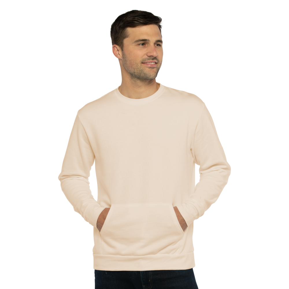 9001 Santa Barbara Pocket Sweatshirt - Natural | NLA