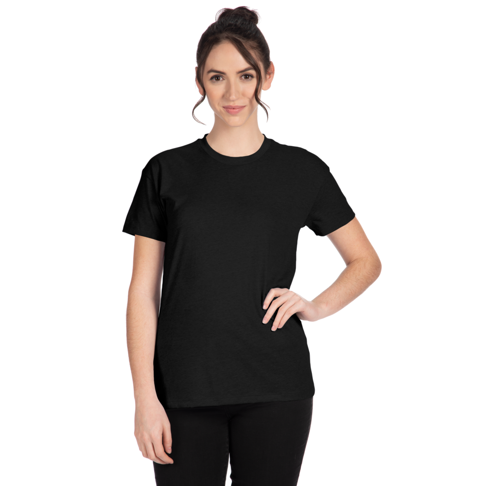 Women's CVC Relaxed S/S T-Shirt - Black | 6600 | NLA Women's CVC Relaxed S/S T-Shirt - Black | 6600 | NLA